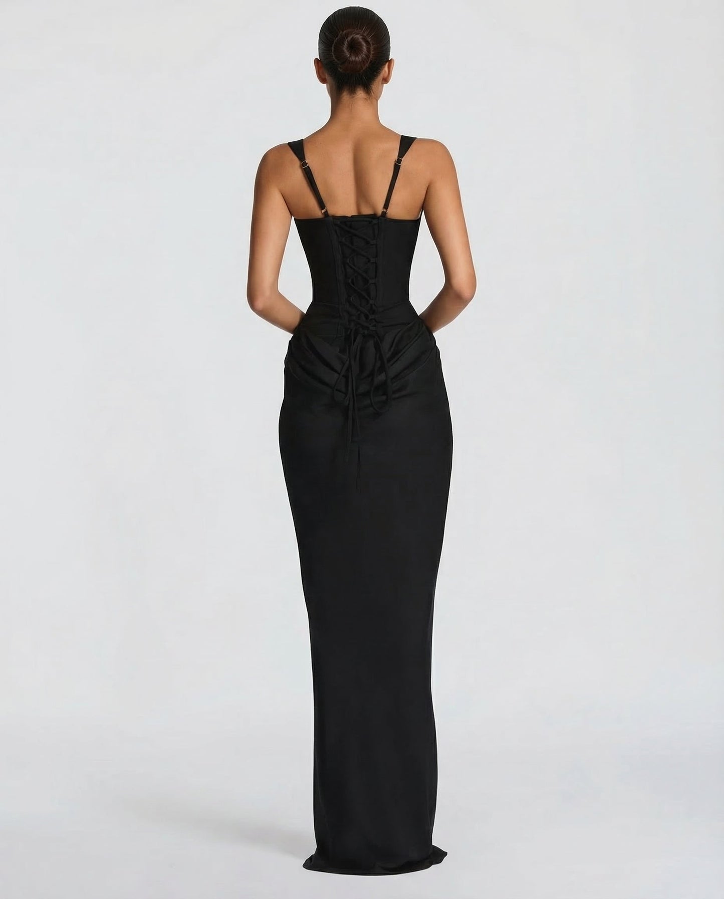 Da Donna Abito Maxi Corsetto Con Drappeggio Sagomato