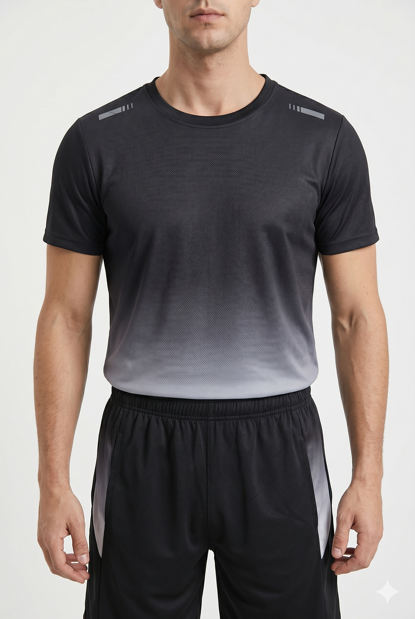 Da Uomo Completo Sportivo Tecnico T-Shirt Shorts Performance Training