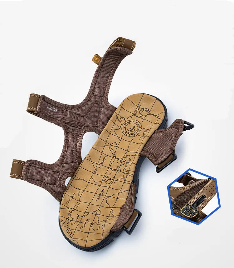 Da Uomo Sandali Multistrap Supporto Dinamico Regolabile Casual