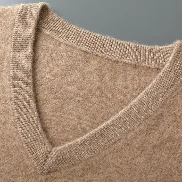 Da Uomo Gilet In Maglia Con Scollo A V