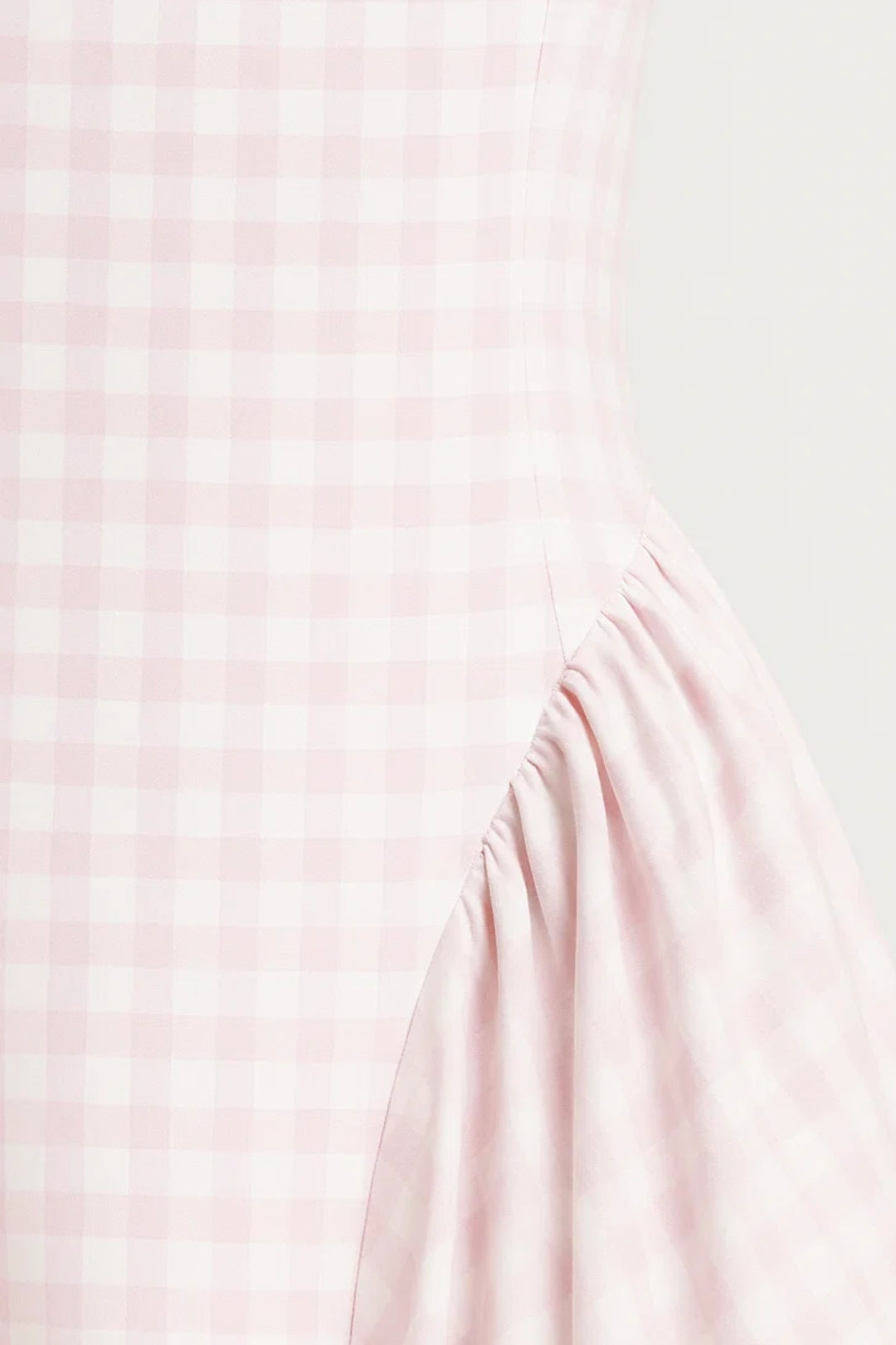 Da Donna Abito Midi Stampato con Scollo Quadrato e Gonna Ampia