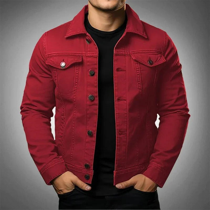 Da Uomo Giacca Denim Strutturata Con Linea Slim