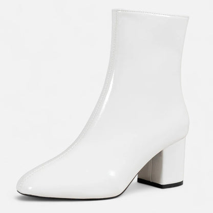 Da Donna Stivaletti Pelle Tacco Largo Eleganza Moderna
