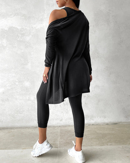 Da Donna Completo Relax Tre Pezzi Casual Moderno