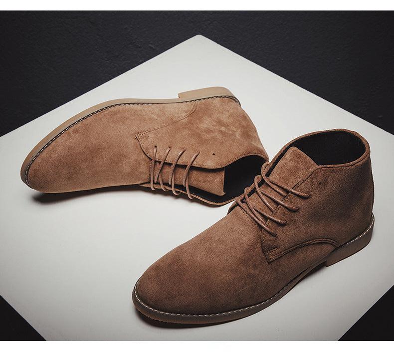 Da Uomo Stivaletti Casual in Suede dal Design Moderno