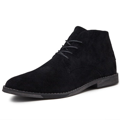 Da Uomo Stivaletti Casual in Suede dal Design Moderno