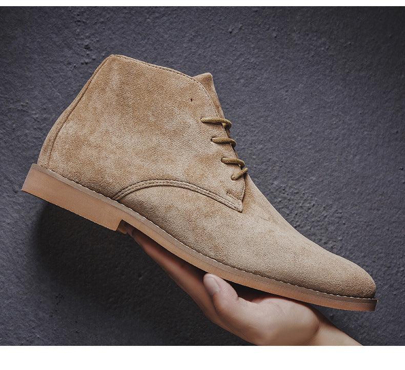 Da Uomo Stivaletti Casual in Suede dal Design Moderno