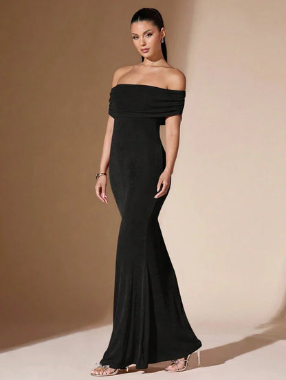 Da Donna Abito Maxi Off-Shoulder Eleganza da Sera