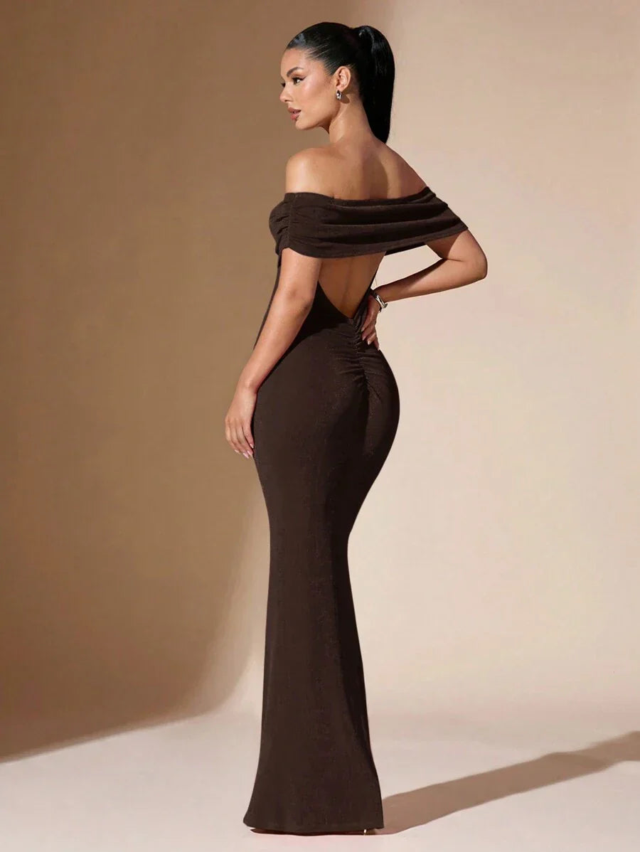 Da Donna Abito Maxi Off-Shoulder Eleganza da Sera