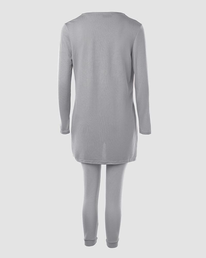 Da Donna Completo Relax Tre Pezzi Casual Moderno