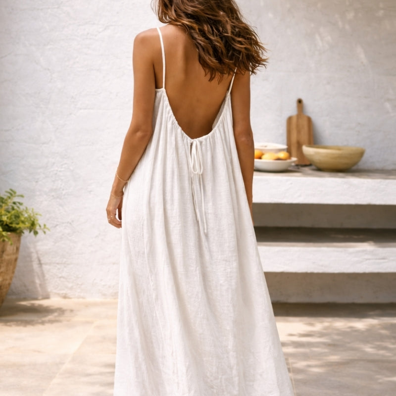 Da Donna Abito Maxi Spalline Regolabili Vestibilità Ampia Relax Moderna