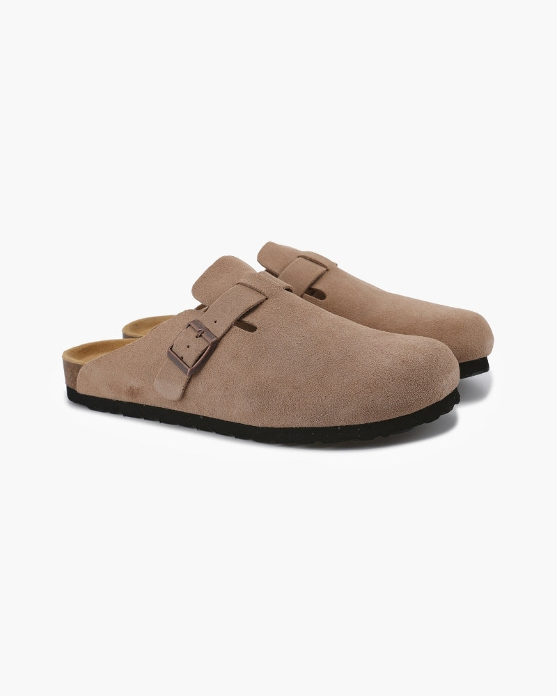 Da Donna Ciabatte Slip-On con Fibbia Regolabile e Design Comfort