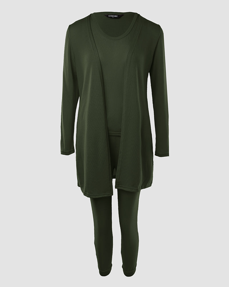 Da Donna Completo Relax Tre Pezzi Casual Moderno