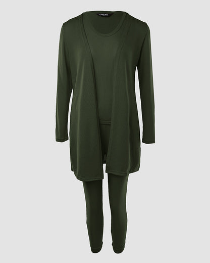 Da Donna Completo Relax Tre Pezzi Casual Moderno