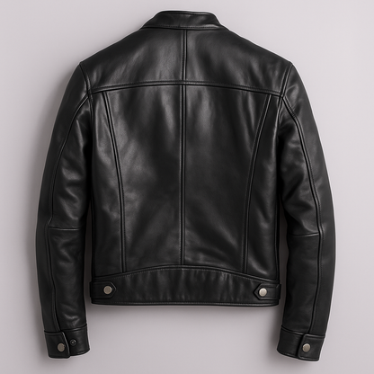 Da Uomo Giacca Vintage in Pelle Eleganza Maschile Senza Tempo