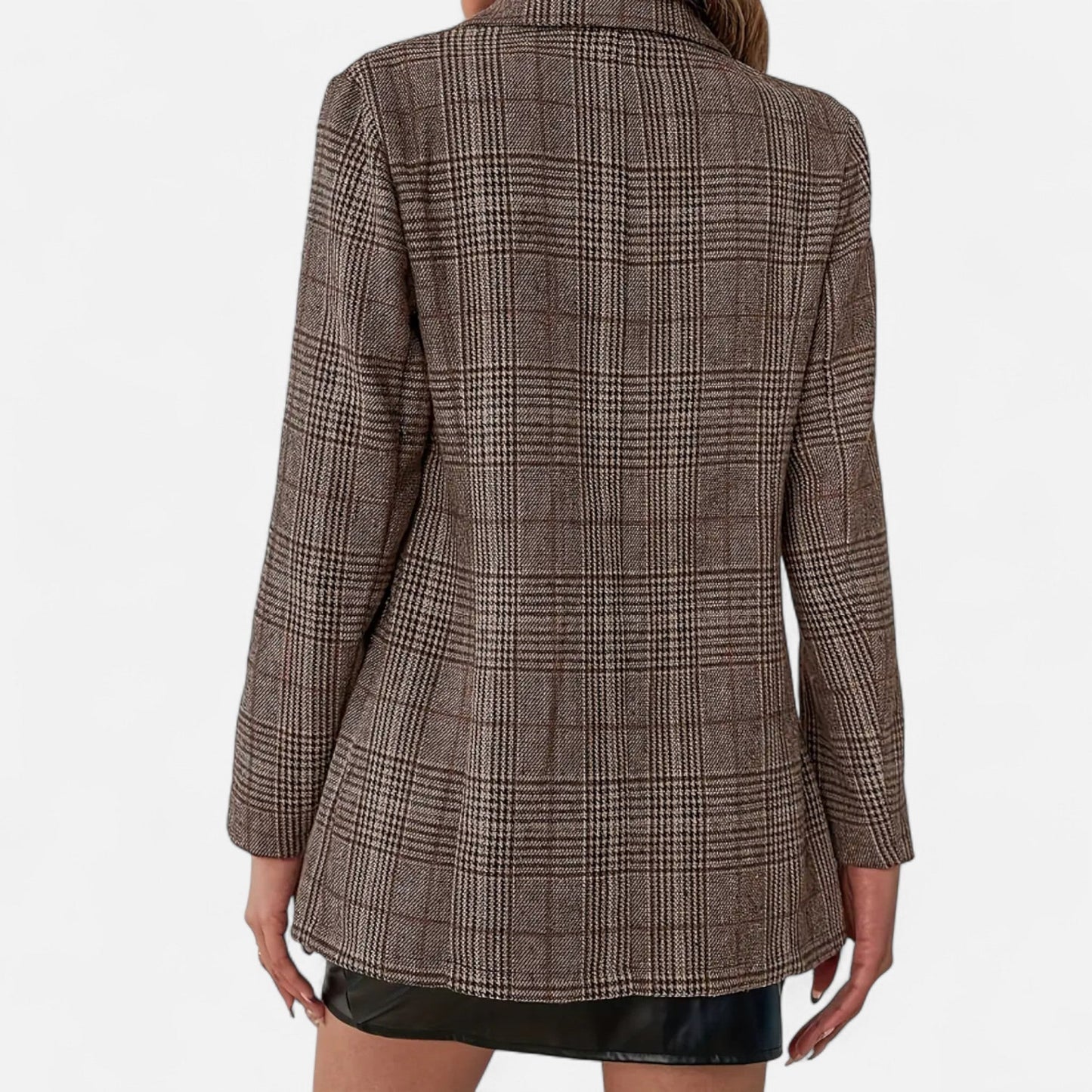 Da Donna Blazer Monopetto Motivo Stampato Eleganza Moderna