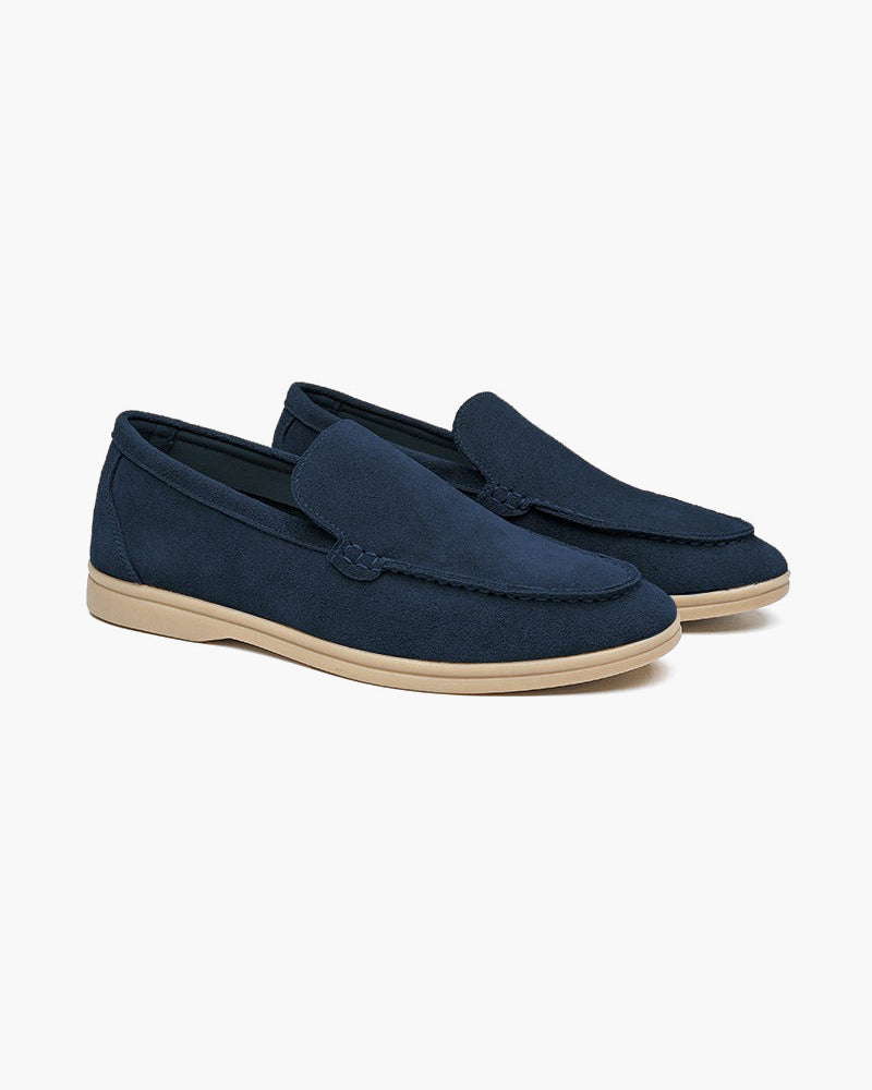 Da Uomo Mocassini in Camoscio Slip-On dallo Stile Smart Casual