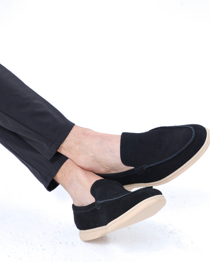Da Uomo Mocassini in Camoscio Slip-On dallo Stile Smart Casual