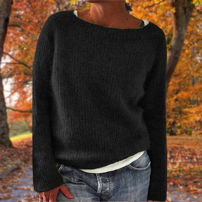 Da Donna Maglione Relax Maglia Morbida Casual Moderna