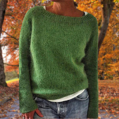 Da Donna Maglione Relax Maglia Morbida Casual Moderna