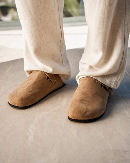 Da Donna Ciabatte Slip-On con Fibbia Regolabile e Design Comfort