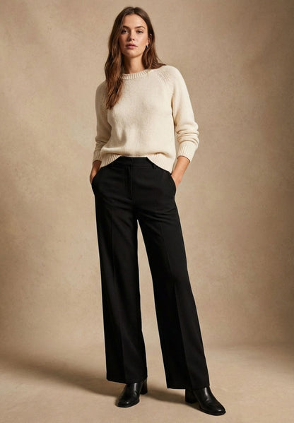 Pantaloni slim fit neri