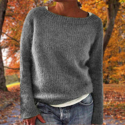 Da Donna Maglione Relax Maglia Morbida Casual Moderna