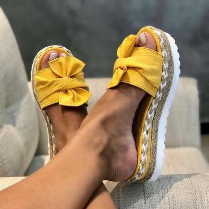 Da Donna Sandali Ortopedici Comfort con Fiocco Stile Casual Leggero