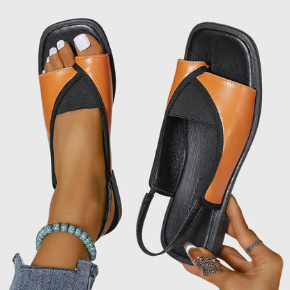 Da Donna Sandali Fasce Incrociate Punta Aperta Comfort Moderna