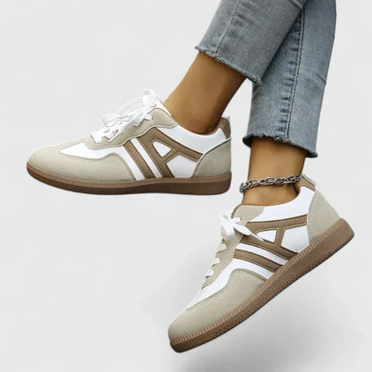 Da Donna Sneakers Retro con Lacci e Suola Comfort per Tutti i Giorni