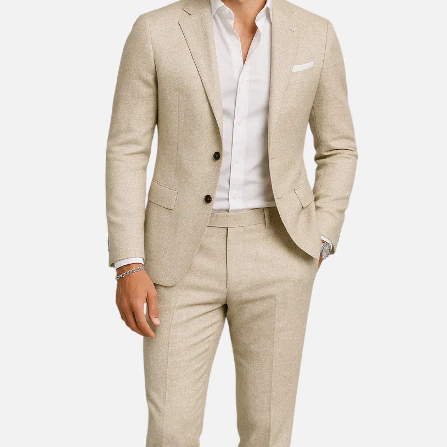 Da Uomo Completo in Lino Eleganza Sartoriale Estiva