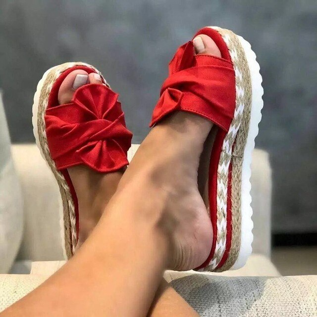 Da Donna Sandali Ortopedici Comfort con Fiocco Stile Casual Leggero