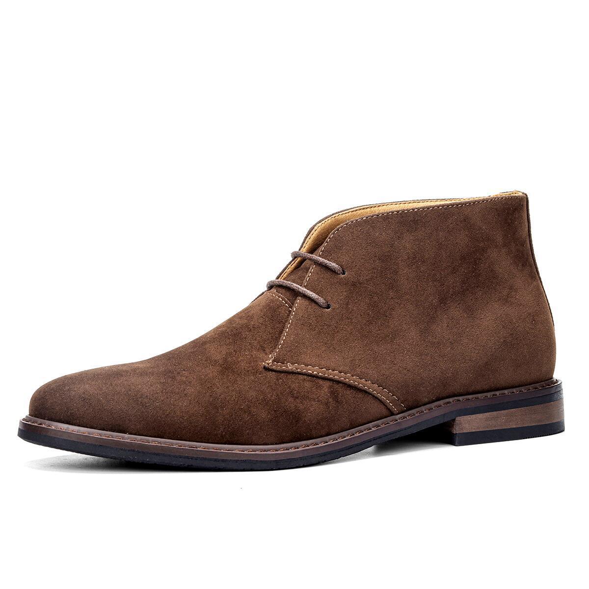 Da Uomo Stivaletti in Pelle con Design Essenziale Elegante