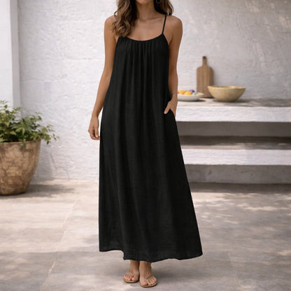 Da Donna Abito Maxi Spalline Regolabili Vestibilità Ampia Relax Moderna