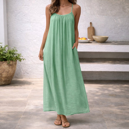 Da Donna Abito Maxi Spalline Regolabili Vestibilità Ampia Relax Moderna