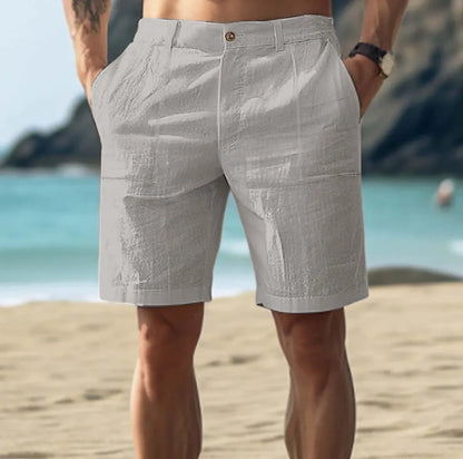 Da Uomo Bermuda Leggeri Tasche Classiche Relax Moderno