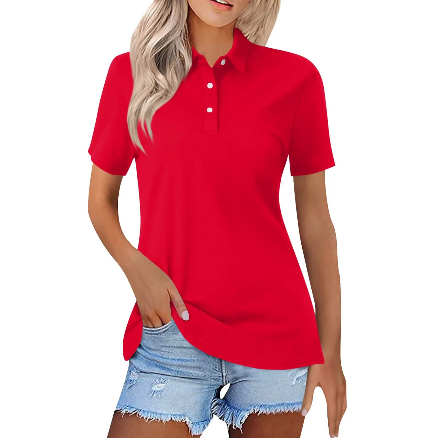 Da Donna Polo Classica Minimal Eleganza Smart Casual