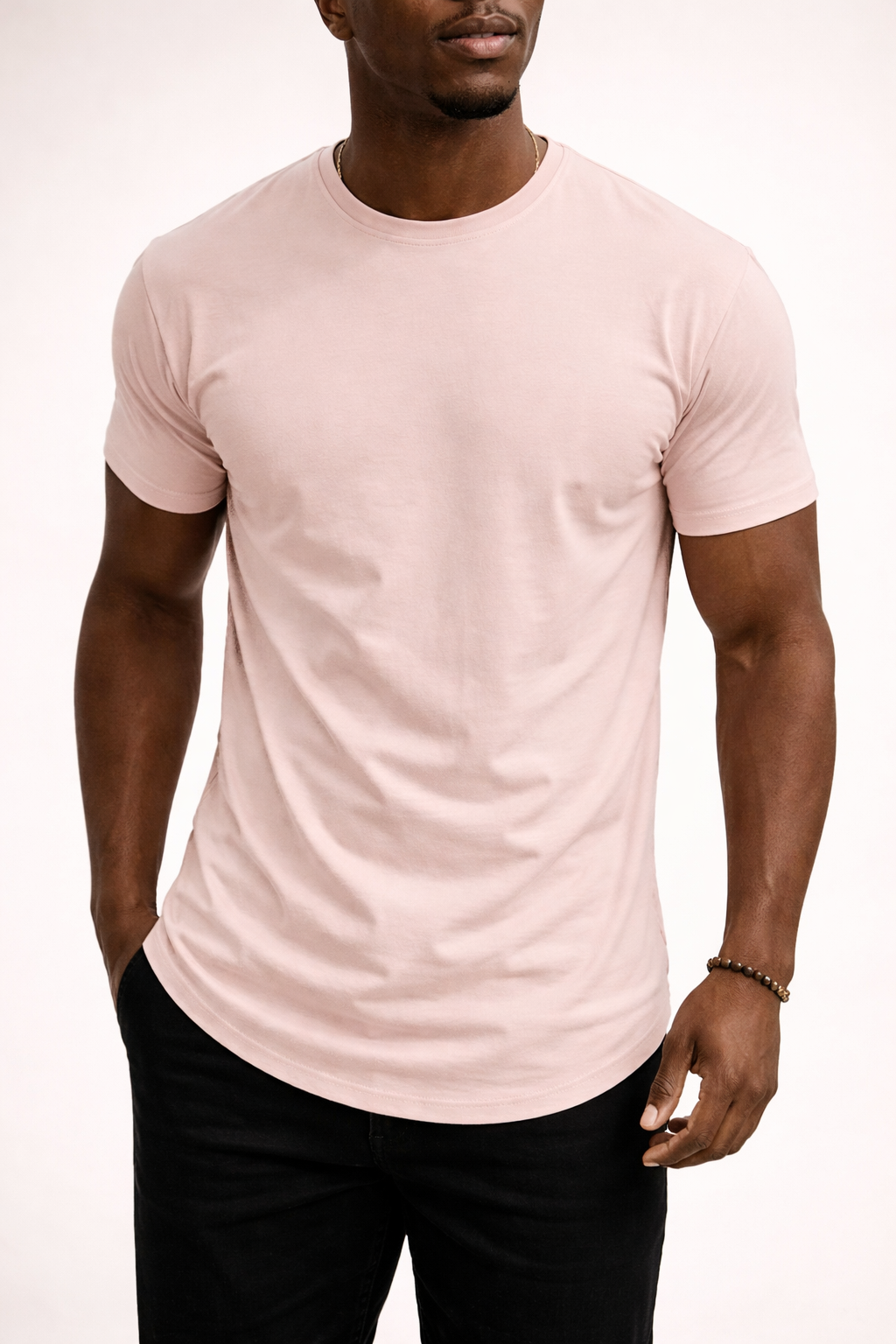 Da Uomo T-Shirt Essential in Cotone Blend Stile Minimal Moderno