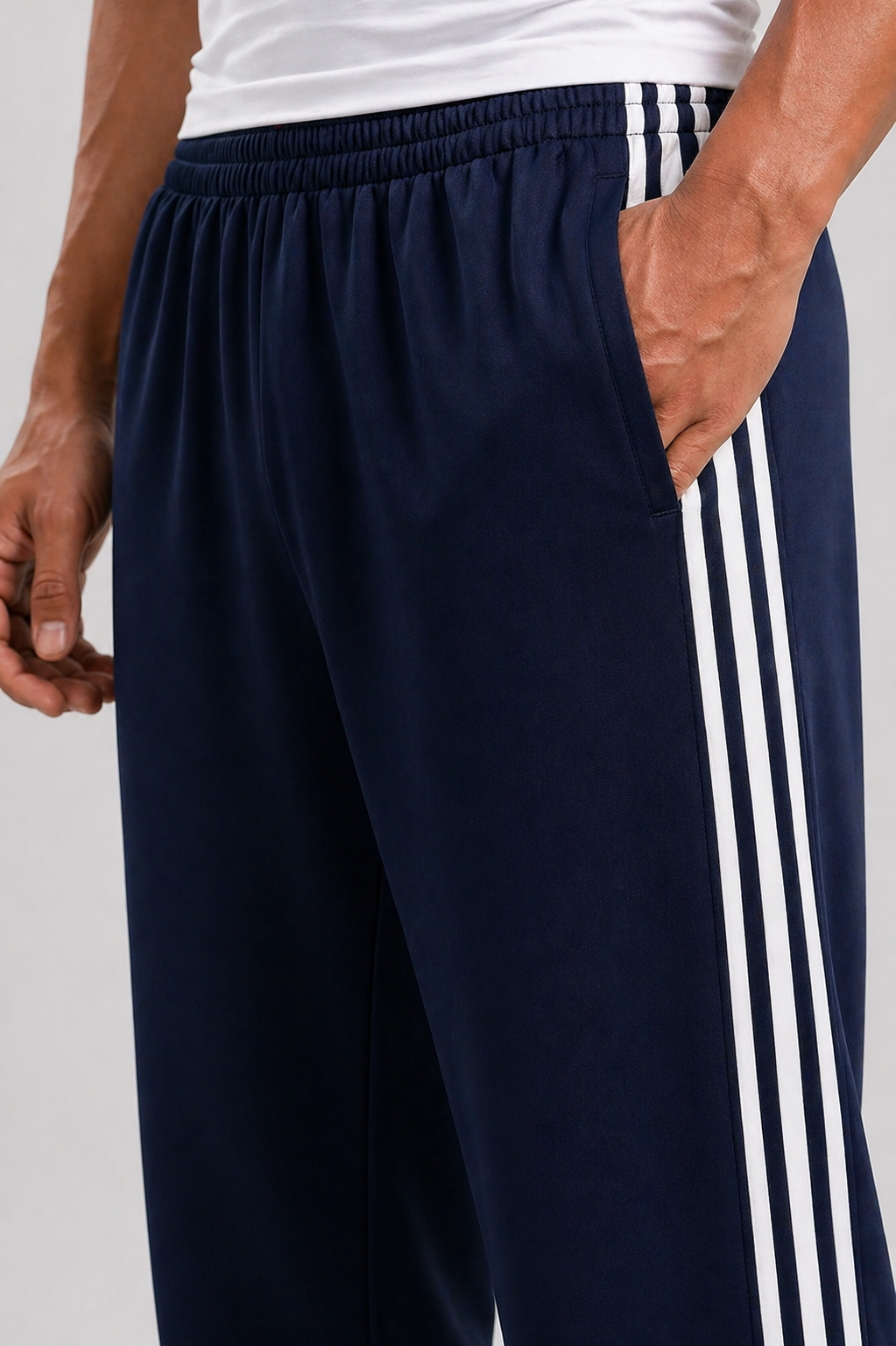 Da Uomo Pantaloni Sportivi Gamba Dritta Coulisse Tecnici Active