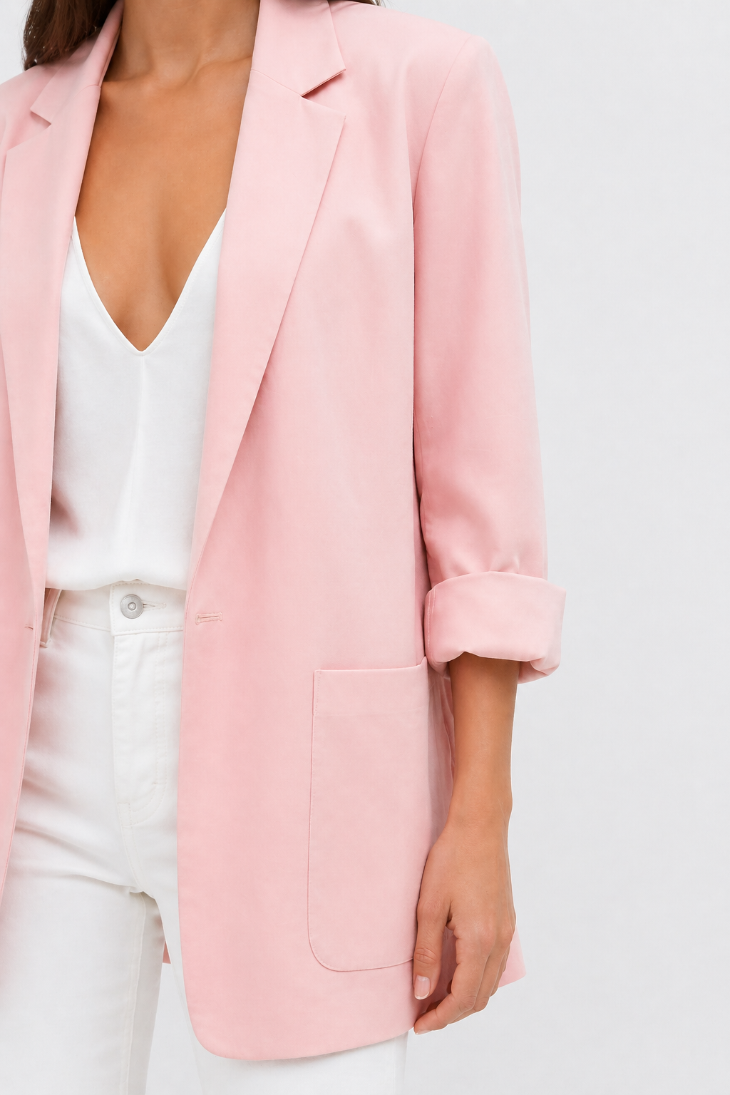 Da Donna Blazer Sartoriale Longline Strutturato Slim Fit Elegante