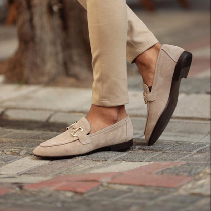 Da Uomo Mocassini Slip-On Con Dettaglio Metallico
