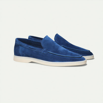 Da Uomo Mocassini Slip-On in Pelle Scamosciata Raffinata