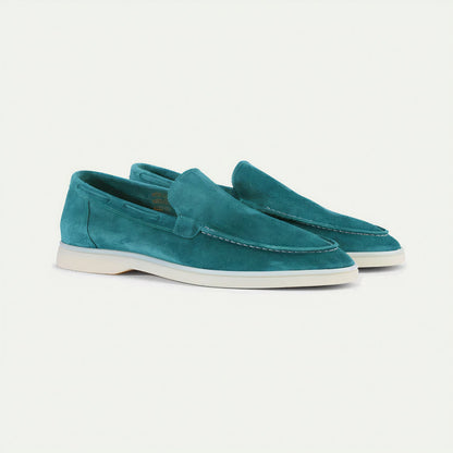 Da Uomo Mocassini Slip-On in Pelle Scamosciata Raffinata