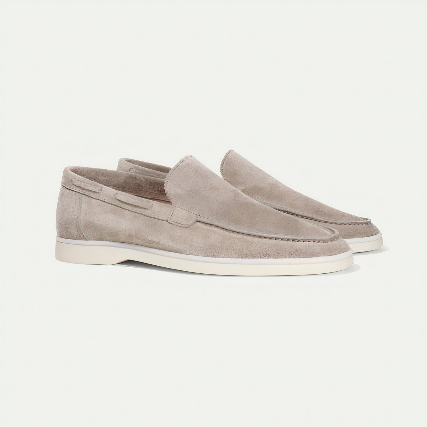 Da Uomo Mocassini Slip-On in Pelle Scamosciata Raffinata