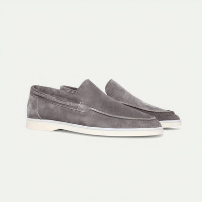 Da Uomo Mocassini Slip-On in Pelle Scamosciata Raffinata