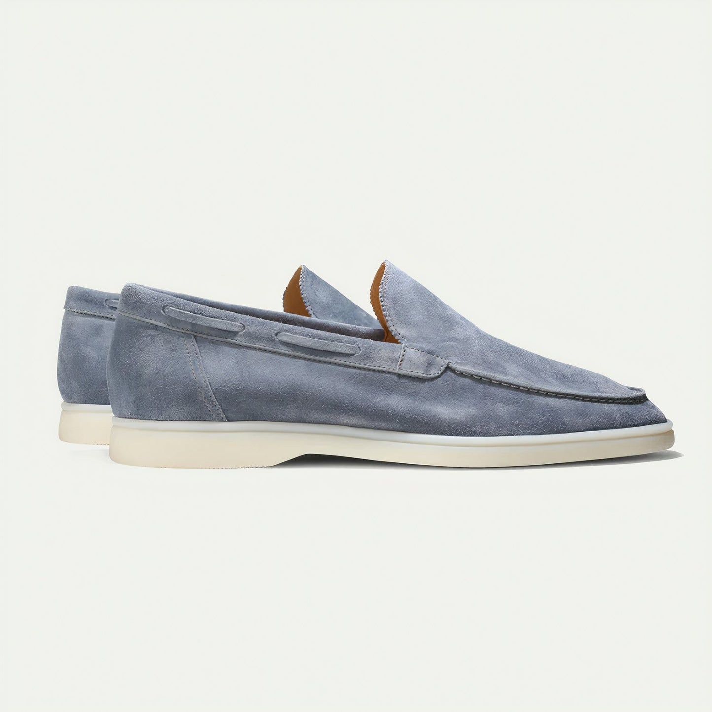 Da Uomo Mocassini Slip-On in Pelle Scamosciata Raffinata