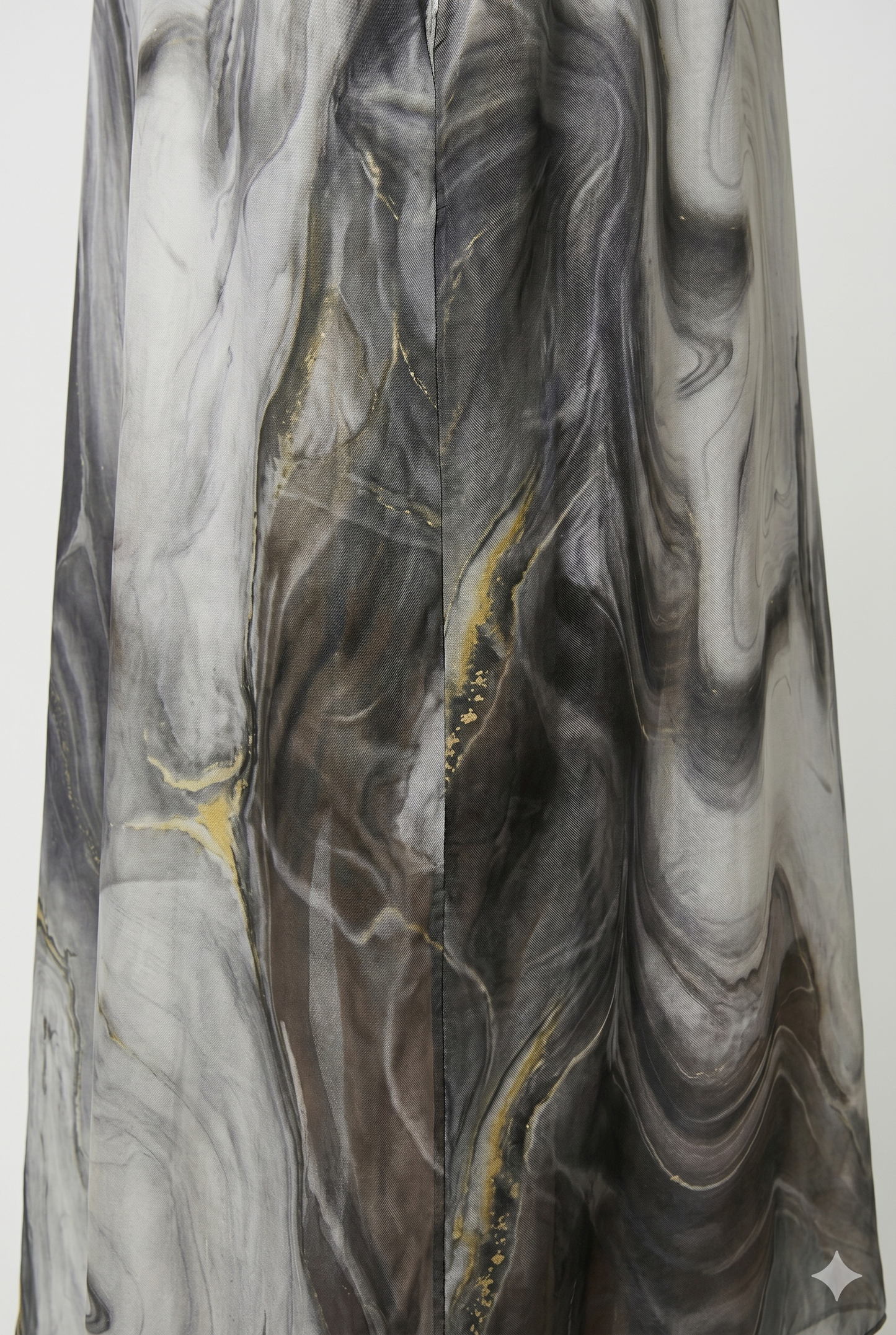 Da Donna Abito Maxi Fluido Oversize Orlo Asimmetrico Elegante