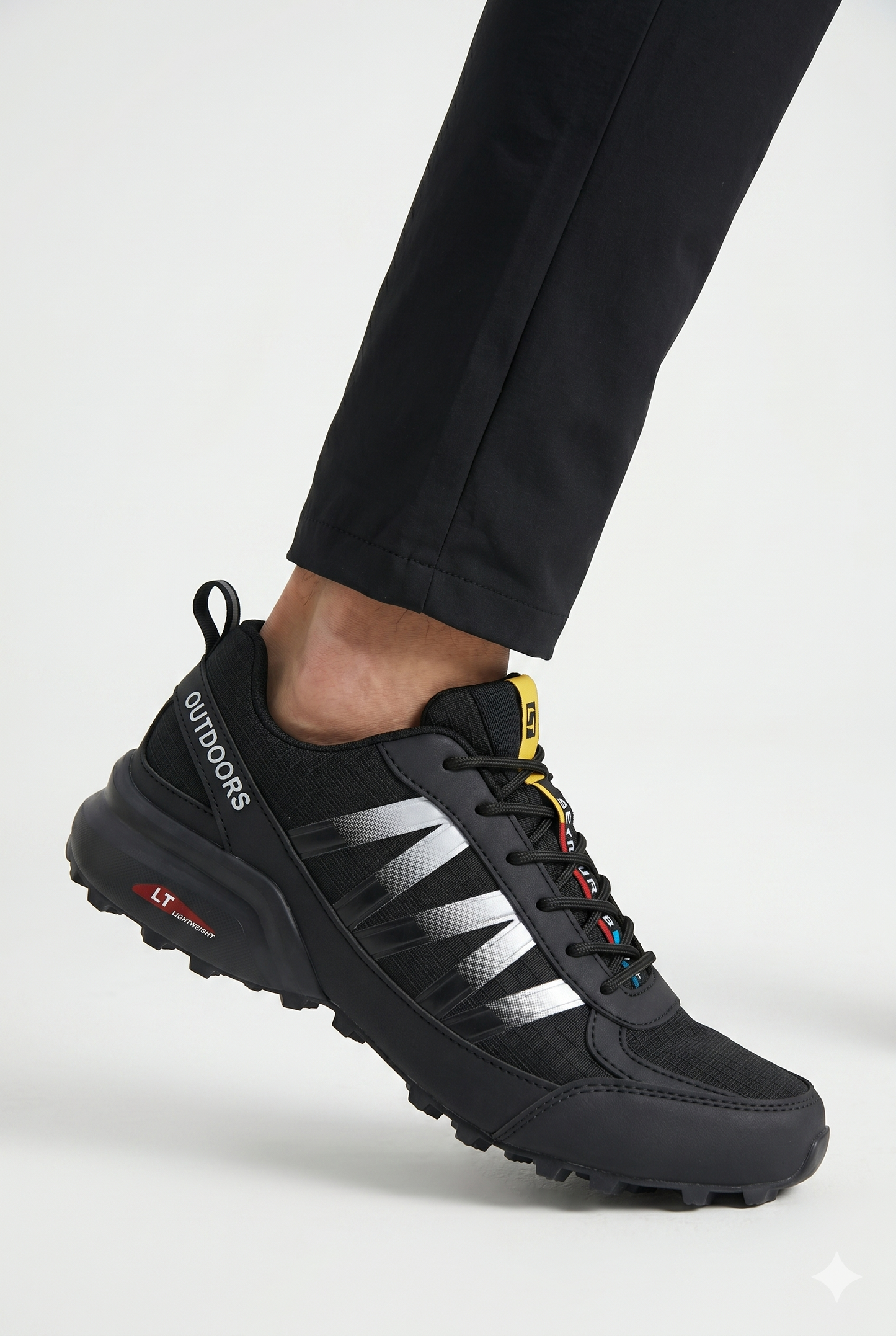 Da Uomo Sneakers Outdoor con Suola Grip Rinforzata e Design Sportivo