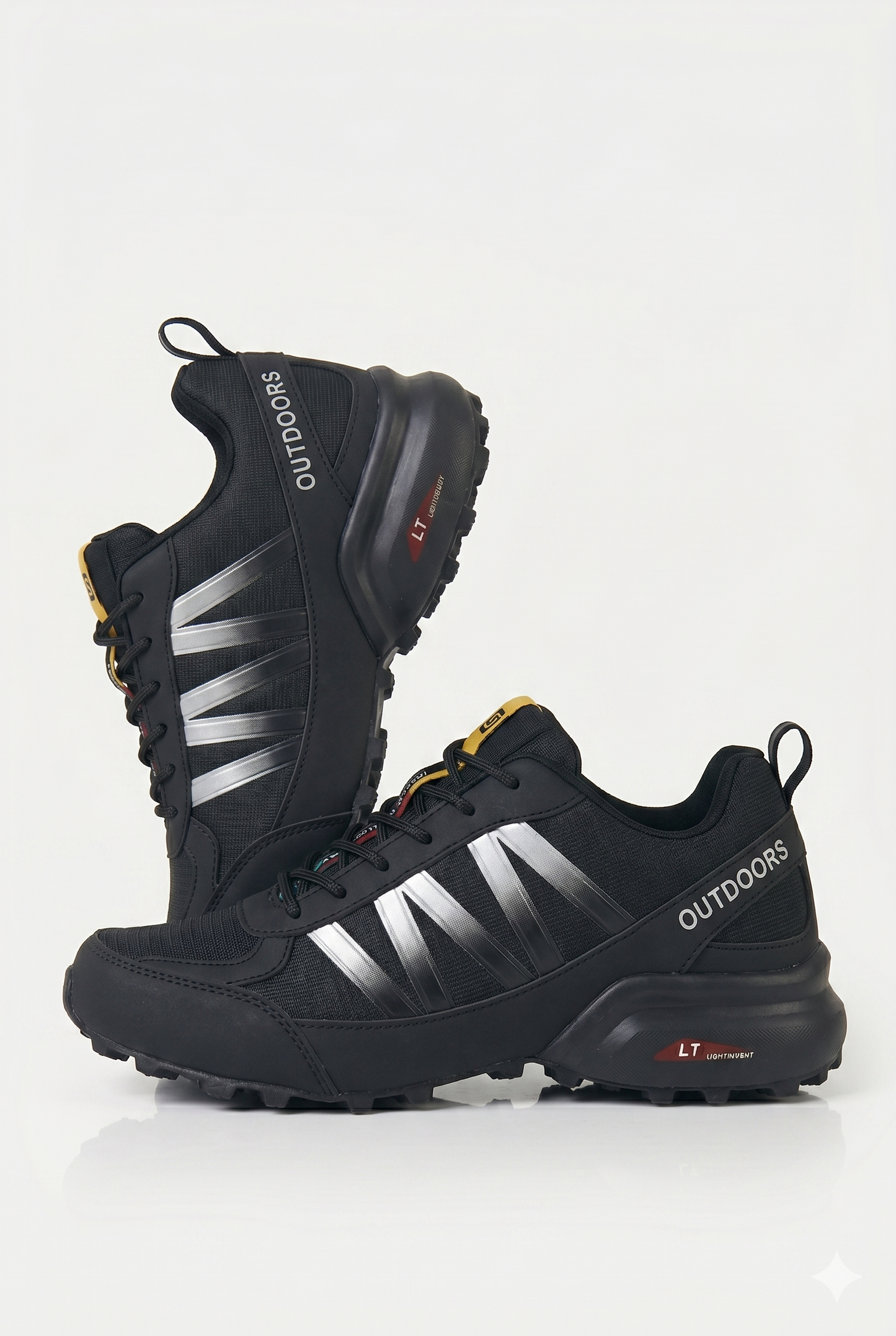 Da Uomo Sneakers Outdoor con Suola Grip Rinforzata e Design Sportivo