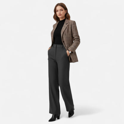Da Donna Blazer Monopetto Motivo Stampato Eleganza Moderna
